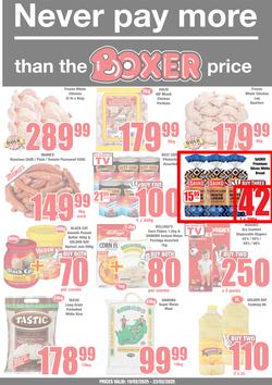 Boxer Super Stores Limpopo & Mpumalanga : Never Pay More Than The Boxer Price (10 February - 23 February 2025), page 1