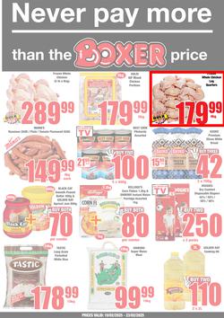 Boxer Super Stores Limpopo & Mpumalanga : Never Pay More Than The Boxer Price (10 February - 23 February 2025), page 1