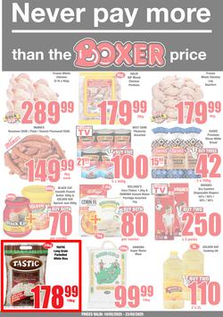 Boxer Super Stores Limpopo & Mpumalanga : Never Pay More Than The Boxer Price (10 February - 23 February 2025), page 1