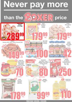 Boxer Super Stores Limpopo & Mpumalanga : Never Pay More Than The Boxer Price (10 February - 23 February 2025), page 1