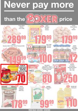 Boxer Super Stores Limpopo & Mpumalanga : Never Pay More Than The Boxer Price (10 February - 23 February 2025), page 1