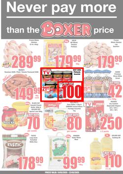 Boxer Super Stores Limpopo & Mpumalanga : Never Pay More Than The Boxer Price (10 February - 23 February 2025), page 1