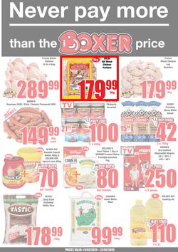 Boxer Super Stores Limpopo & Mpumalanga : Never Pay More Than The Boxer Price (10 February - 23 February 2025), page 1