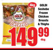 Goldi Chicken Seshebo Frozen Chicken Breasts & Thighs-4Kg
