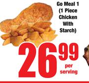Go Meal 1 (1 Piece Chicken With Starch)-Per Serving