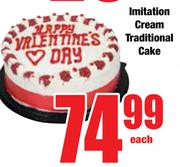 Imitation Cream Traditional Cake
