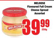 Melrose Flavoured Full Cream Cheese Spread Assorted-250g