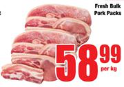 Fresh Bulk Pork Packs-Per Kg