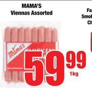 Mama's Viennas Assorted-1kg