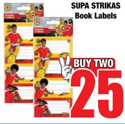 Supa Strikas Book Labels-For 2