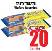 Tasty Treats Wafers Assorted-2 x 100g