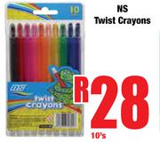 NS Twist Crayons-10's