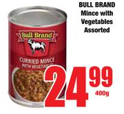 Bull Brand Mince With Vegetables Assorted-400g