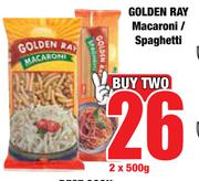 Golden Ray Macaroni/Spaghetti-2 x 500g