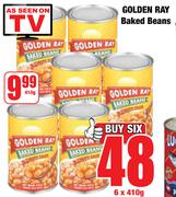 Golden Ray Baked Beans-6 x 410g