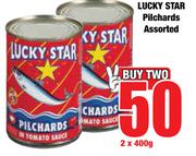 Lucky Star Pilchards Assorted-2 x 400g