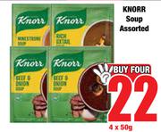Knorr Soup Assorted-4 x 50g