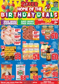 Boxer Super Stores Limpopo & Mpumalanga : Home Of The Birthday Deals (8 July - 21 July 2024)