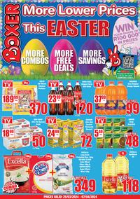 Boxer Super Stores Limpopo & Mpumalanga : More Lower Prices This Easter (25 March - 7 April 2024)