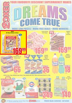Boxer Super Stores Limpopo & Mpumalanga : Dreams Come True (26 September - 9 October 2022), page 1