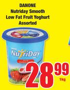 Danone Nutriday Smooth Low Fat Fruit Yoghurt Assorted-1Kg