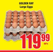 Golden Ray Large Eggs-60's