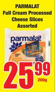 Parmalat Full Cream Processed Cheese Slices Assorted-200g