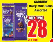 Cadbury Daily Milk Slabs Assorted-2 x 80g