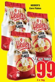 Heider's Corn Flakes 3x1kg offer at Boxer