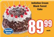 Imitation Cream Black Forest Cake-Each