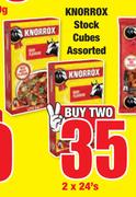 Knorrox Stock Cubes Assorted-2 x 24's