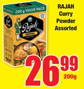 Rajah Curry Powder Assorted-200g