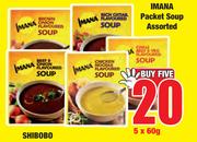 Imana Packet Soup Assorted-5 x 60g
