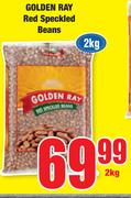 Golden Ray Red Speckled Beans-2Kg