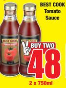 Best Cook Tomato Sauce-2 x 750ml