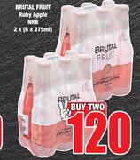Brutal Fruit Ruby Apple NRB-2 x 6 x 275ml