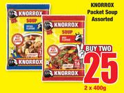 Knorrox Packet Soup Assorted-2 x 400g