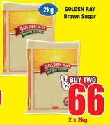 Golden Ray Brown Sugar-2 x 2Kg