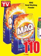 Maq Hand Washing Powder-2 x 2kg