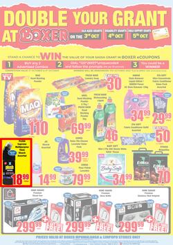 Boxer Super Stores Limpopo & Mpumalanga : Dreams Come True (26 September - 9 October 2022), page 8