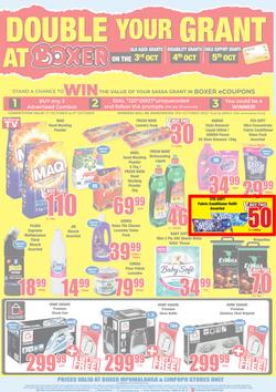 Boxer Super Stores Limpopo & Mpumalanga : Dreams Come True (26 September - 9 October 2022), page 8