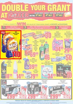 Boxer Super Stores Limpopo & Mpumalanga : Dreams Come True (26 September - 9 October 2022), page 8