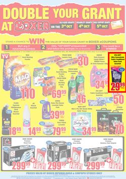 Boxer Super Stores Limpopo & Mpumalanga : Dreams Come True (26 September - 9 October 2022), page 8