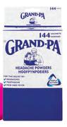 Grandpa Headache Powders-144's