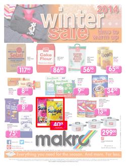 Makro Gauteng : Food Catalogue ( 29 May - 11 Jun 2014 ), page 1