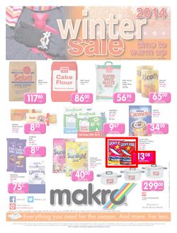 Makro Gauteng : Food Catalogue ( 29 May - 11 Jun 2014 ), page 1