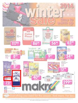 Makro Gauteng : Food Catalogue ( 29 May - 11 Jun 2014 ), page 1