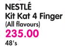 Nestle Kit Kat 4 Finger (All Flavours) - 48's