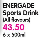 Energade Sports Drink-6 x 500ml