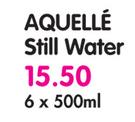 Aquelle Still Water -6 x 500ml 